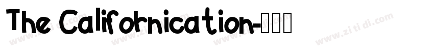 The Californication字体转换